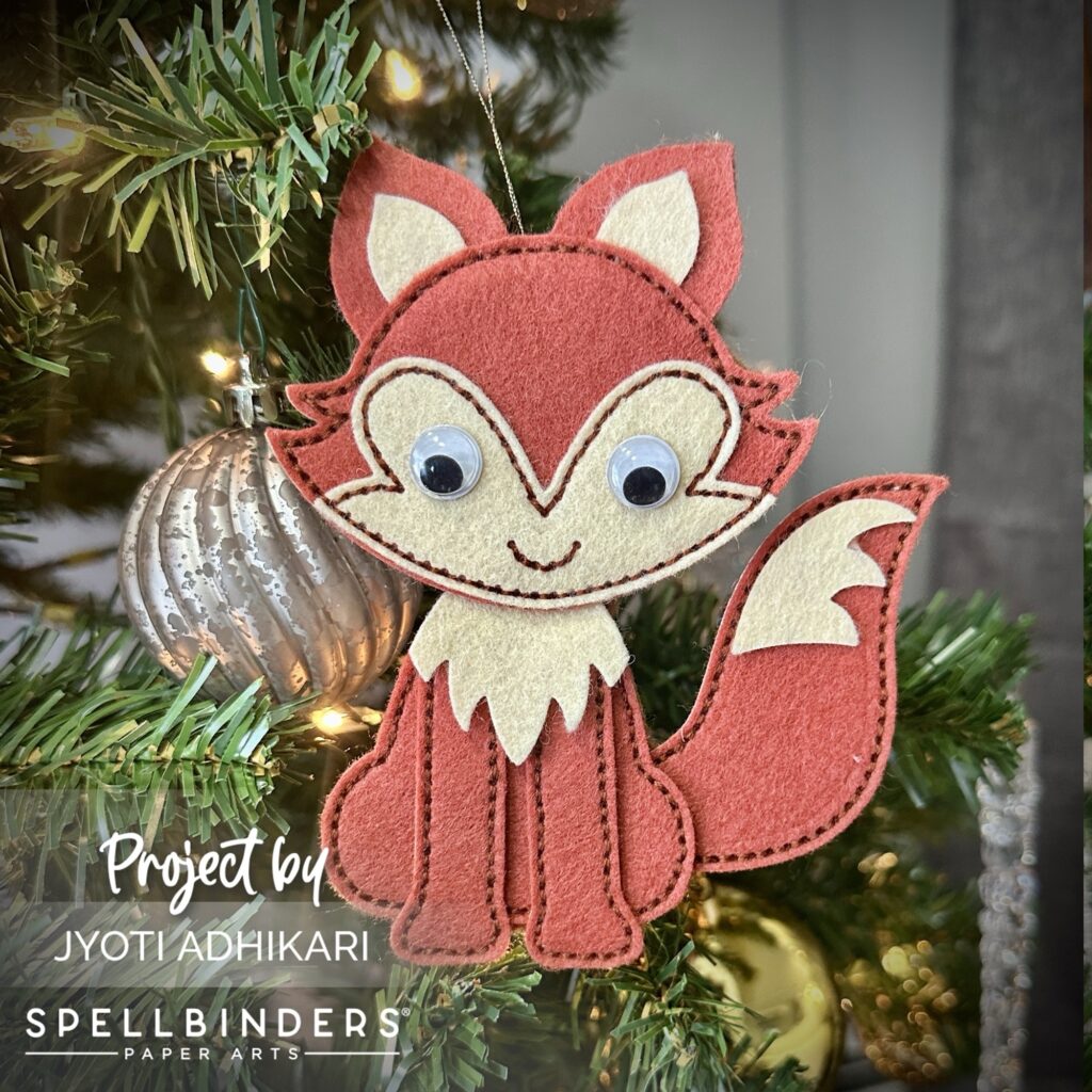 Felt Forest Fox from Felt Stitch and Create Collection from Spellbinders